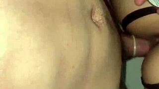 Jovencita receives double penetration in homemade trio