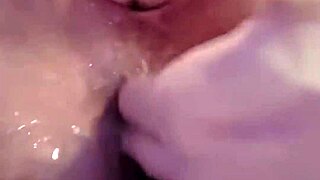 dirty talking wife squirts multiple times during hot video chat