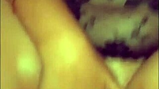 Chubby girl squirts as he fucks her from behind