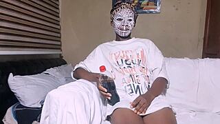 Sexy african goddess sucks and fucks big cock