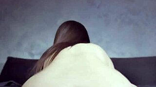 amateur cowgirl rides step cousin cock hard until he breeds her tight pussy