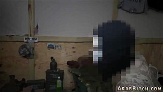 Petite teen tries first time hardcore sex in military uniform