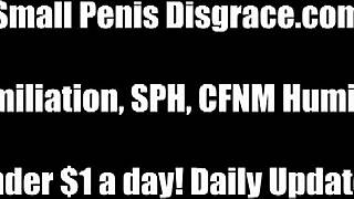 you need to realize you have a really tiny penis