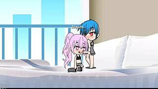 Cosplay girls try double anal fun