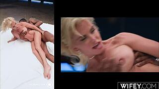 wifey hot blonde milf tatiana steele gets filled up by bbc while hubby films 😍