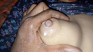 Beautiful indian bhabhi shows full boobs during masti