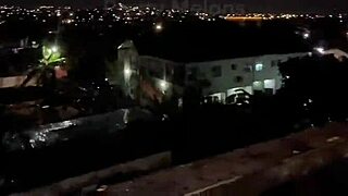Horny lesbian teens finger each other on balcony until squirting