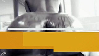 ebony teen fists her tight asshole