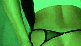 Brunette in tight dress gets fucked by client at work