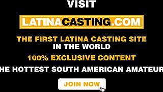 Skinny Latina teen opens wide for big cock!