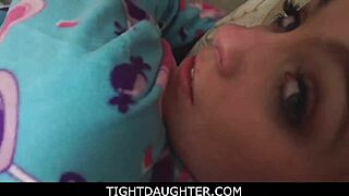 blonde teen with big natural tits fucked by stepdad pov