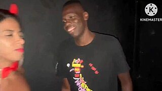 well hung guy fucks married woman raw and finishes inside at the club.