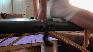 i stretch my groin in tight spandex shorts slowly