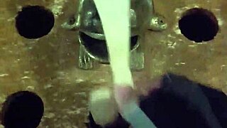 rana gets a facial fuck and cumshot given by hand with gloves