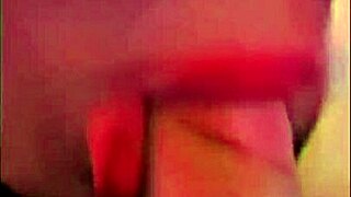 close up sloppy big tits wife blowjob on camera