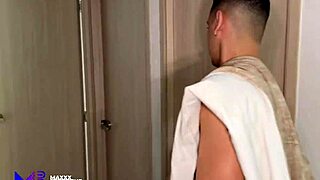 my stepsister catches me masturbating and we end up having rough sex