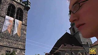 Hunt4k nerdy cuckold watches girlfriend fucked by stranger