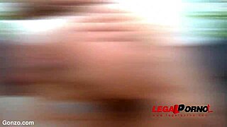 Bree haze enjoys double anal threesome with facial