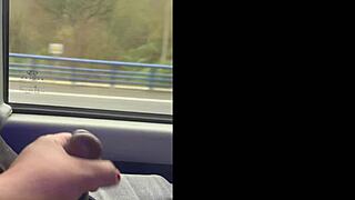 lo conoci en el bus y le chupe la verga me folla en un bano publico