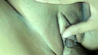 close up perfect pussy gets huge cock and creampie