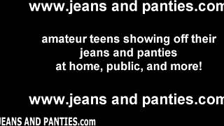 I love teasing you in my tight little 18+ jean miniskirt