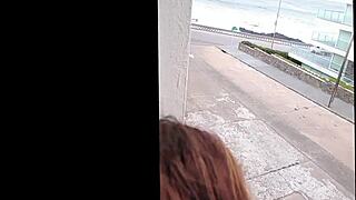 They fuck on balcony with anal and deepthroat for neighbors?