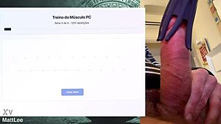 exercise session for a strong fat and powerful 19 cm cock