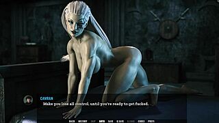 busty alien milf wants a hard fuck in space