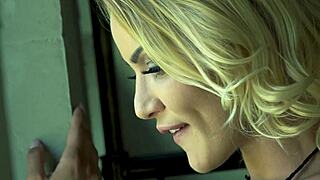 Hot milf with big ass cherry kiss deep ass fucking after giving a blowjob