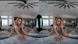 wetvr latina maid in her first vr experience