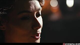 Veronica leal smoking fetish - slim babe strokes cock