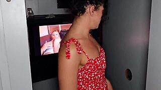 Dakota marr gets used in the porn theater