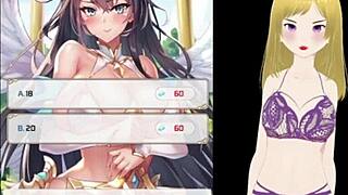 Fox girl got her big tits fondled in a forest