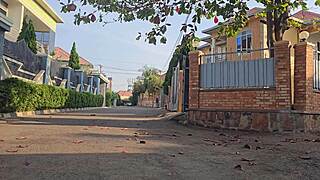Arabian mom masturbates outside near road