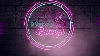 Rave bunny nova cane ignites a neon afterparty with wild energy