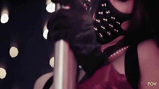 The might of a strap on can overpower any submissive lesbian