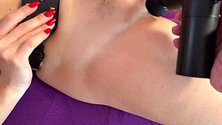 I came for massage but lenushka made it wild with her huge tits