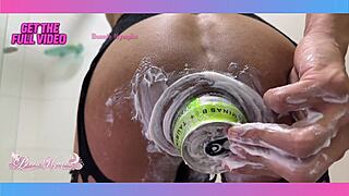 bonnie naughty taking a 16 oz energy drink can up her asshole full video bonnienympha