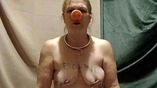 housewife in bondage explores her limits