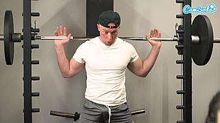 big ass milf rides bwc in public gym for anal creampie