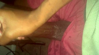 giant black shaft masturbated to heavy release