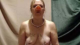 housewife in bondage explores her limits