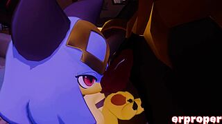 Vrchat characters team up in game