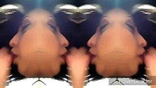 mirrored latina sucking good dick right now