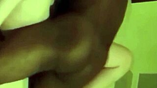 cuckold films his slutty wife swallowing big black dick with her pussy while masturbating