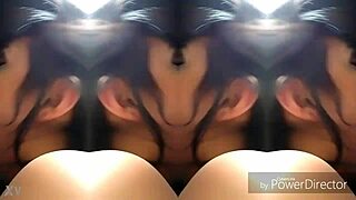 mirrored latina sucking good dick right now