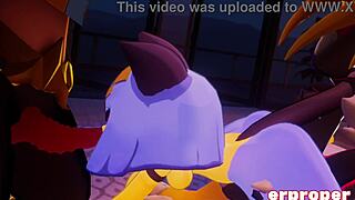 Vrchat characters team up in game