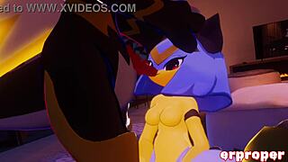Vrchat characters team up in game