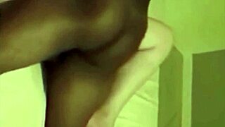 cuckold films his slutty wife swallowing big black dick with her pussy while masturbating
