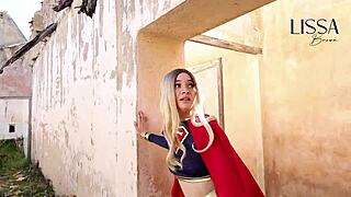 this young 18+ supergirl is tricked by an old man and taken to his secret lair